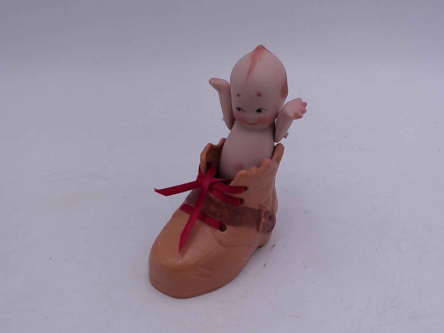 Kewpie lot of 6 Nurse Graduation Angel Noel Kewpie in Shoe and Fishing Vintage