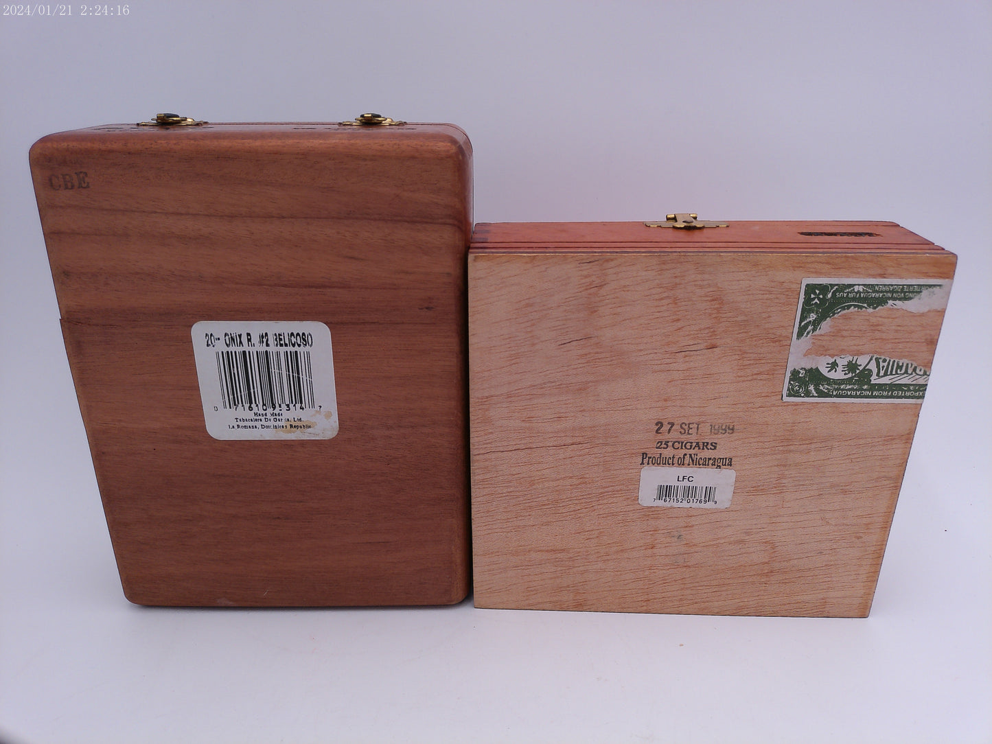 La Finca Cigars Corona Box and Onyx Reserve Cigar Box