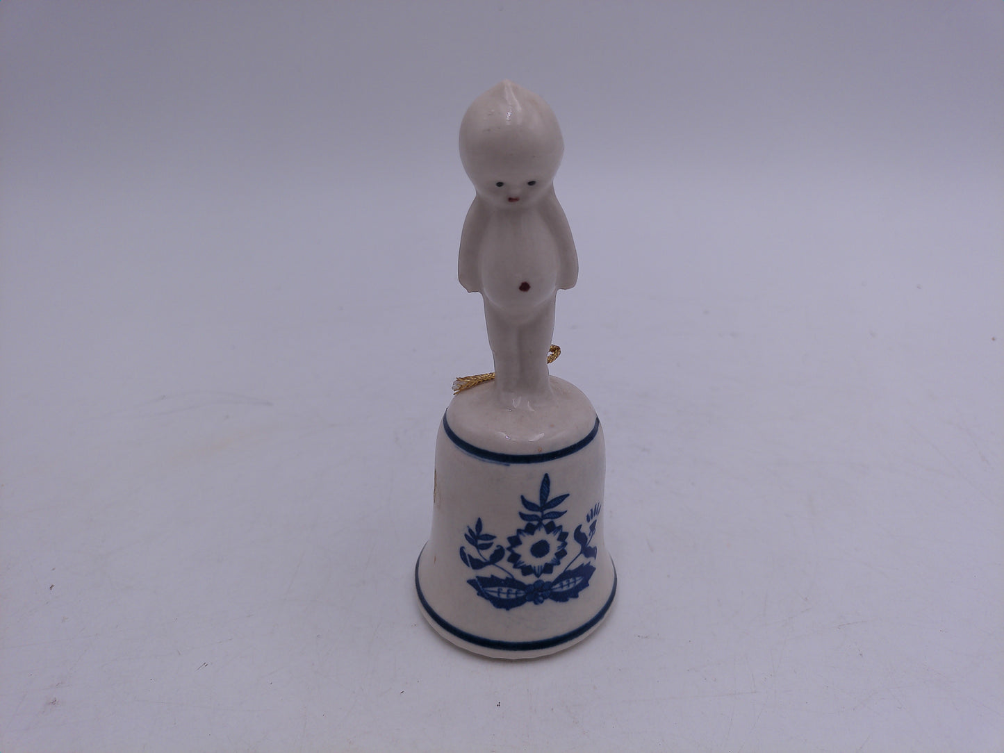 Kewpie Lot of 6 Kewpie in Hand Bell Christmas Kewpie Doll with Flowers