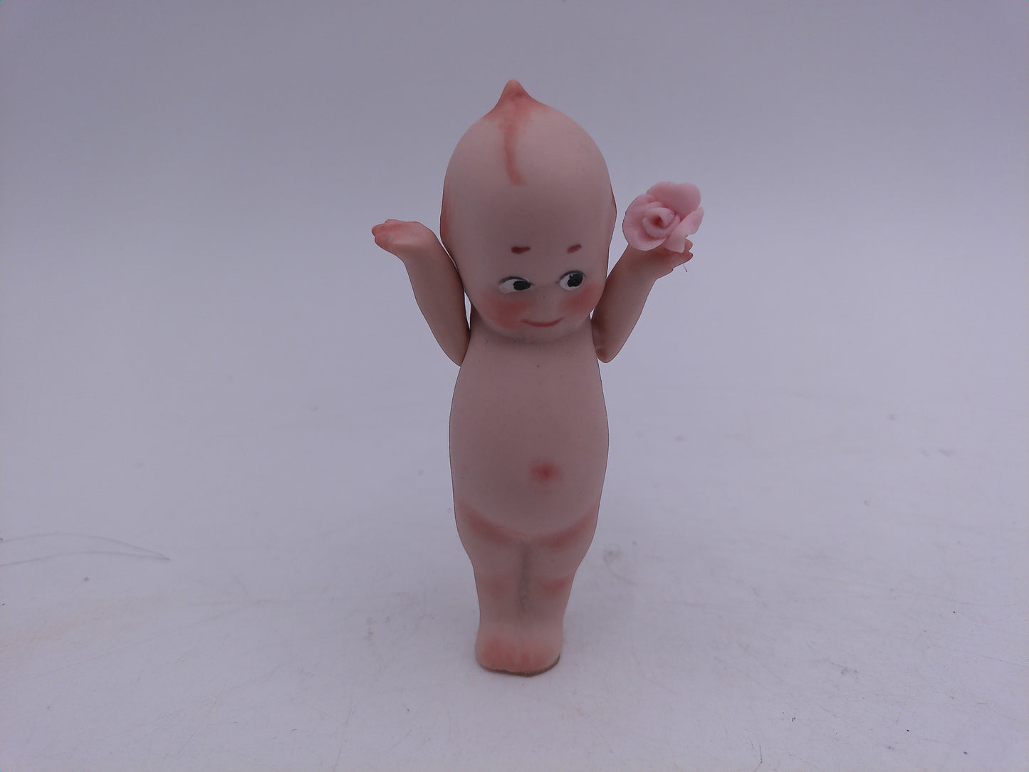 Kewpie Lot of 6 Kewpie in Hand Bell Christmas Kewpie Doll with Flowers