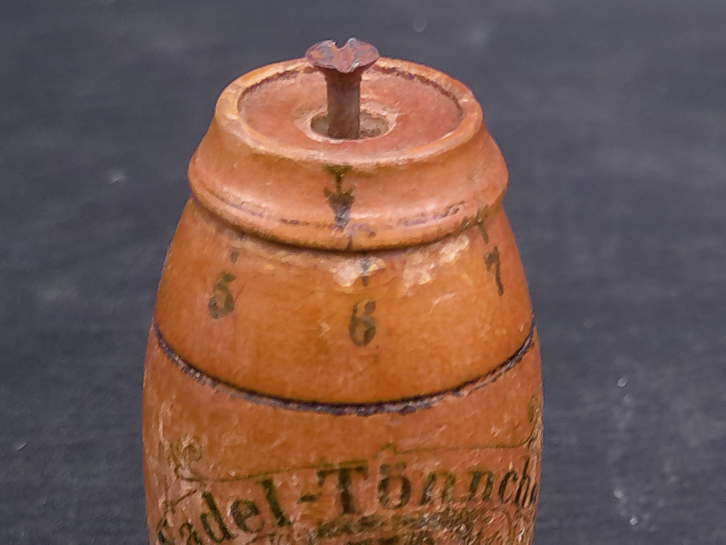 Wooden German Needle Case Holder And Pepper or Salt Shaker