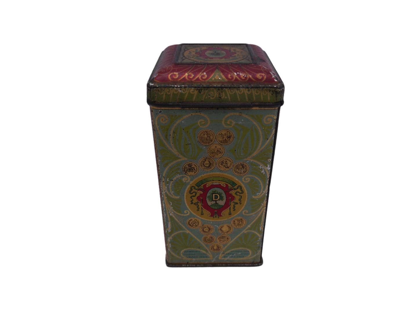 Vintage Cocoa Tin Advertising Droste's - Dutch Haarlem Hollan
