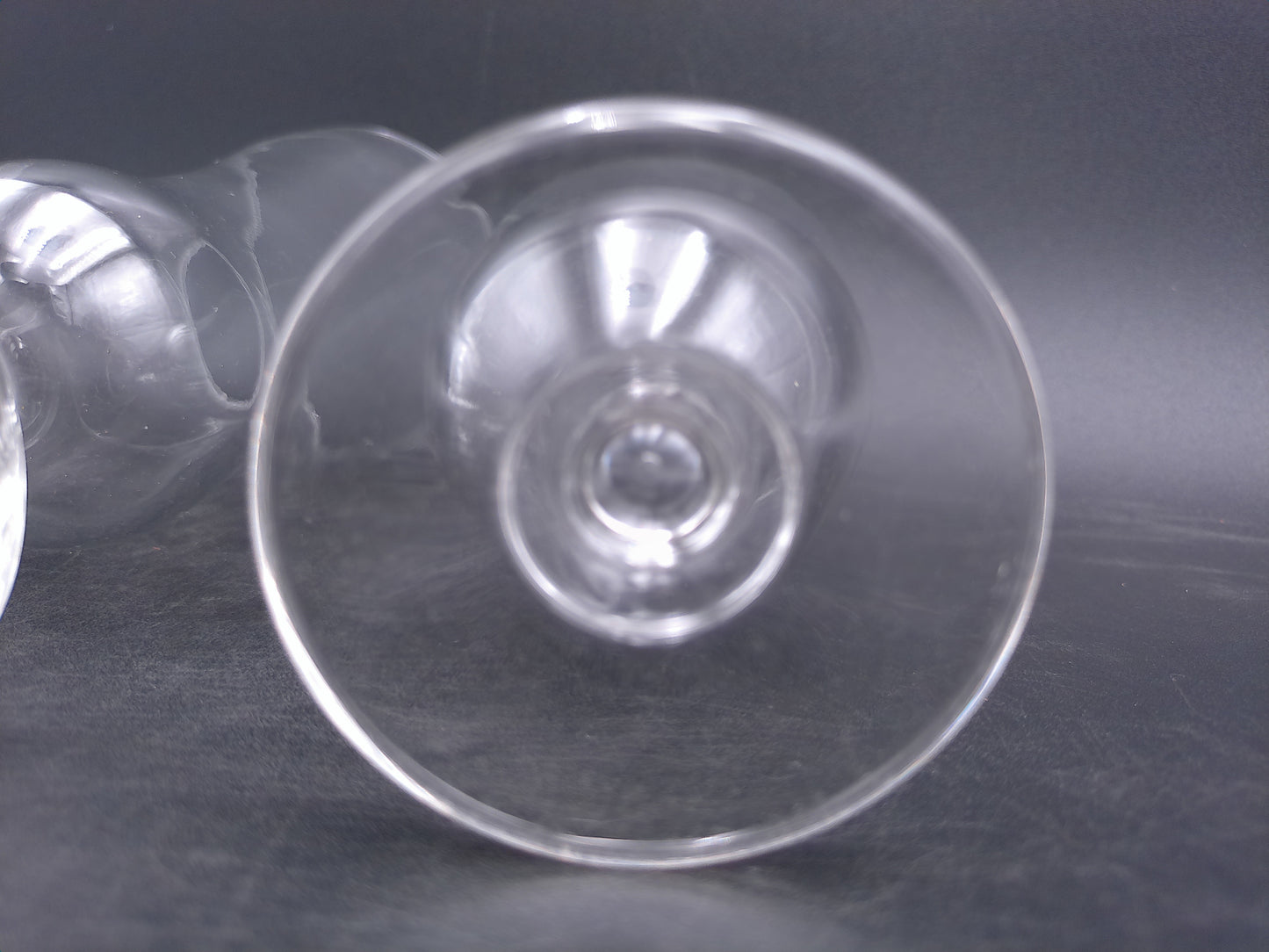 Tulip Glass Champagne Flutes Glasses Water Goblets 1980s