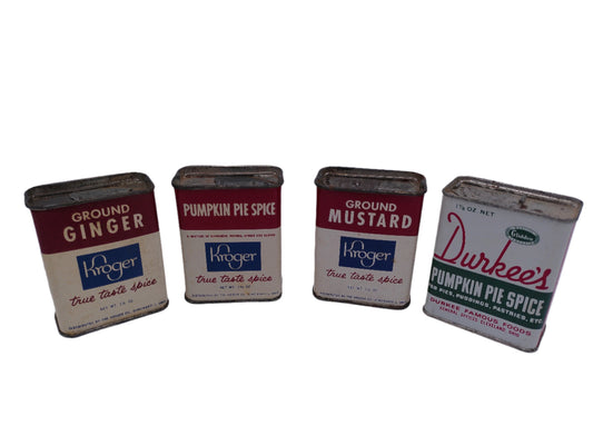 Vintage Spices Kroger  Lot of 4