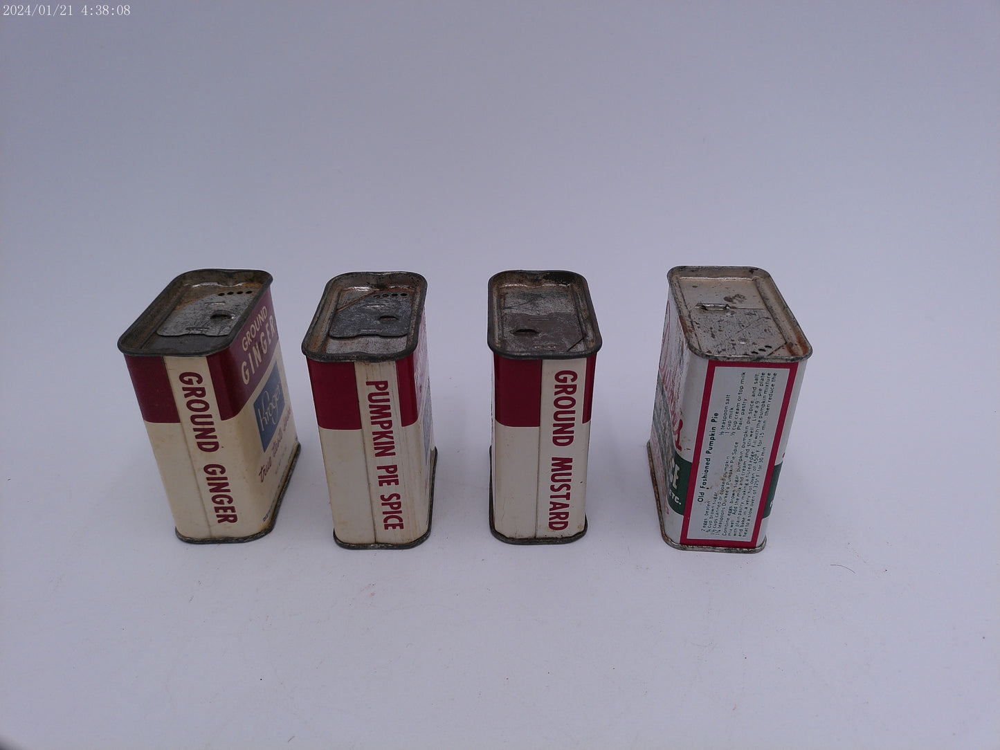 Vintage Spices Kroger Lot of 4