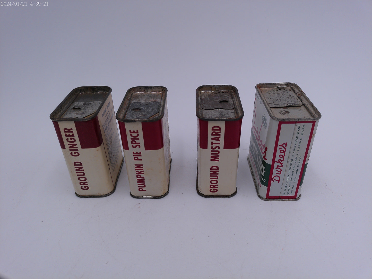 Vintage Spices Kroger Lot of 4