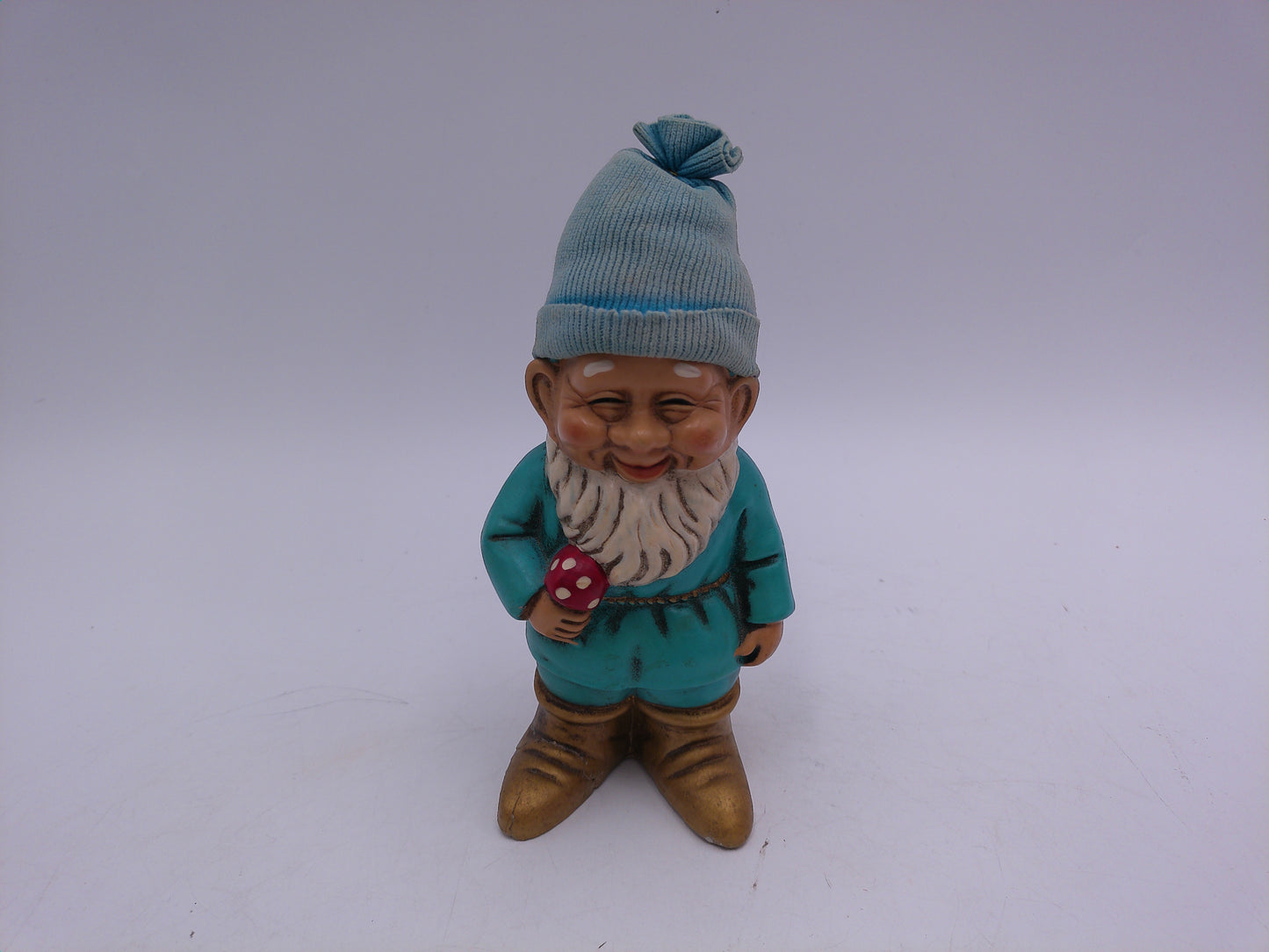 Elves Troll Gnomes Knit Caps Green Red Blue Figurines Hand Made Set 11