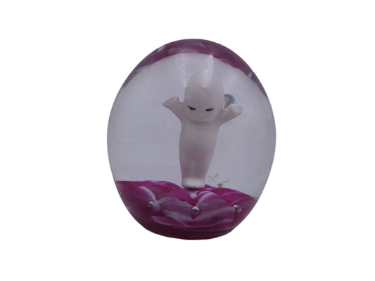 Kewpie Doll Sulphide Paperweight  Vintage
