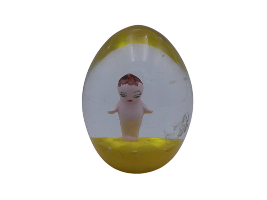 Kewpie Doll  Paperweight  Yellow Color Vintage