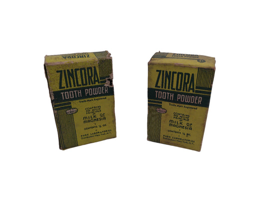 Zincora Tooth Powder Lot of 2