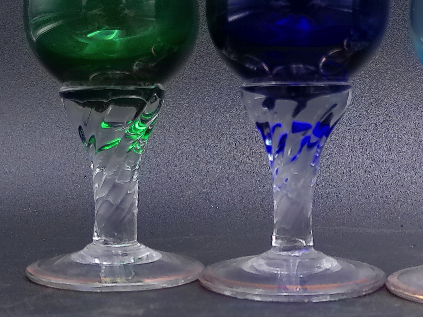 Real Gold Rim Design Set 6 Pieces Glasses Crystal Glass Vnery Rare Design