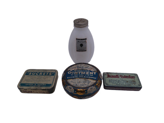 Lot of 4 Vintage ointments