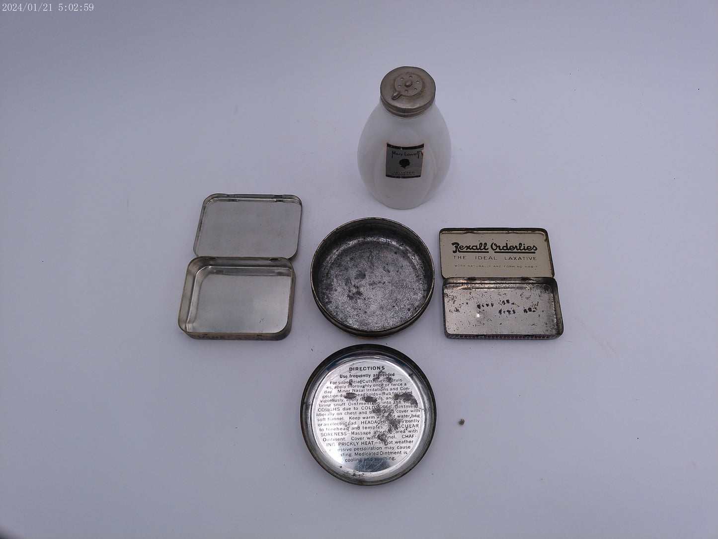 Lot of 4 Vintage ointments