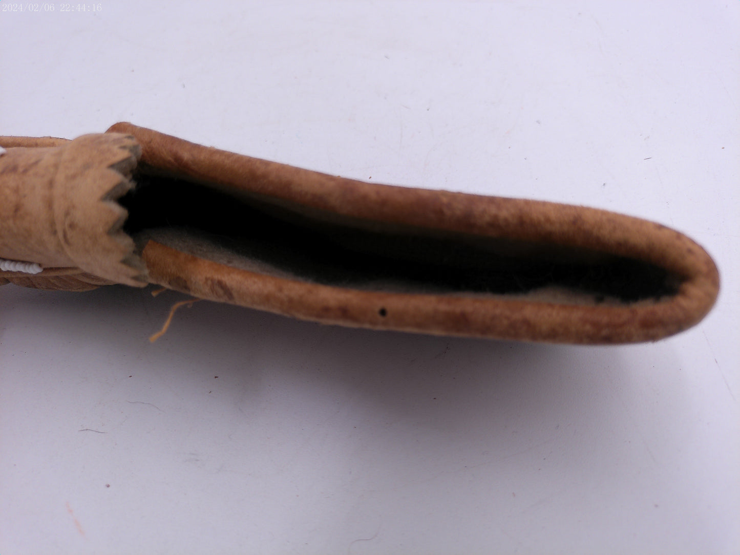 Antique Leather Moccasins  Shoe Old Vintage  Indian Tribe