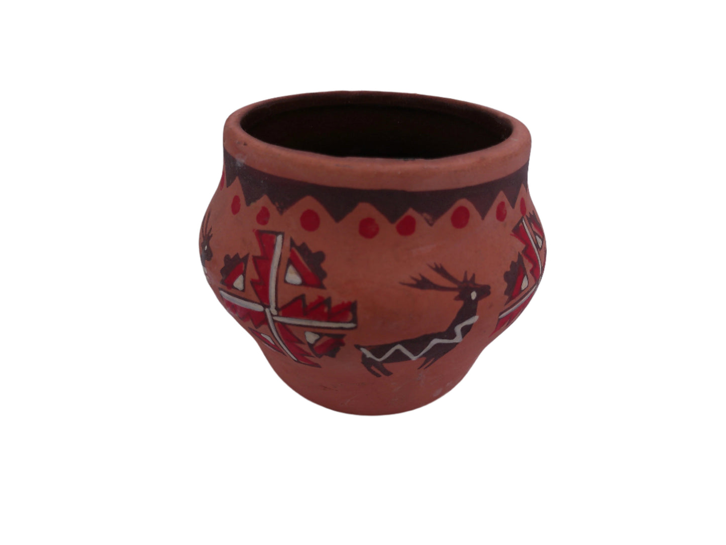 Vintage Native American Folk Art Pottery