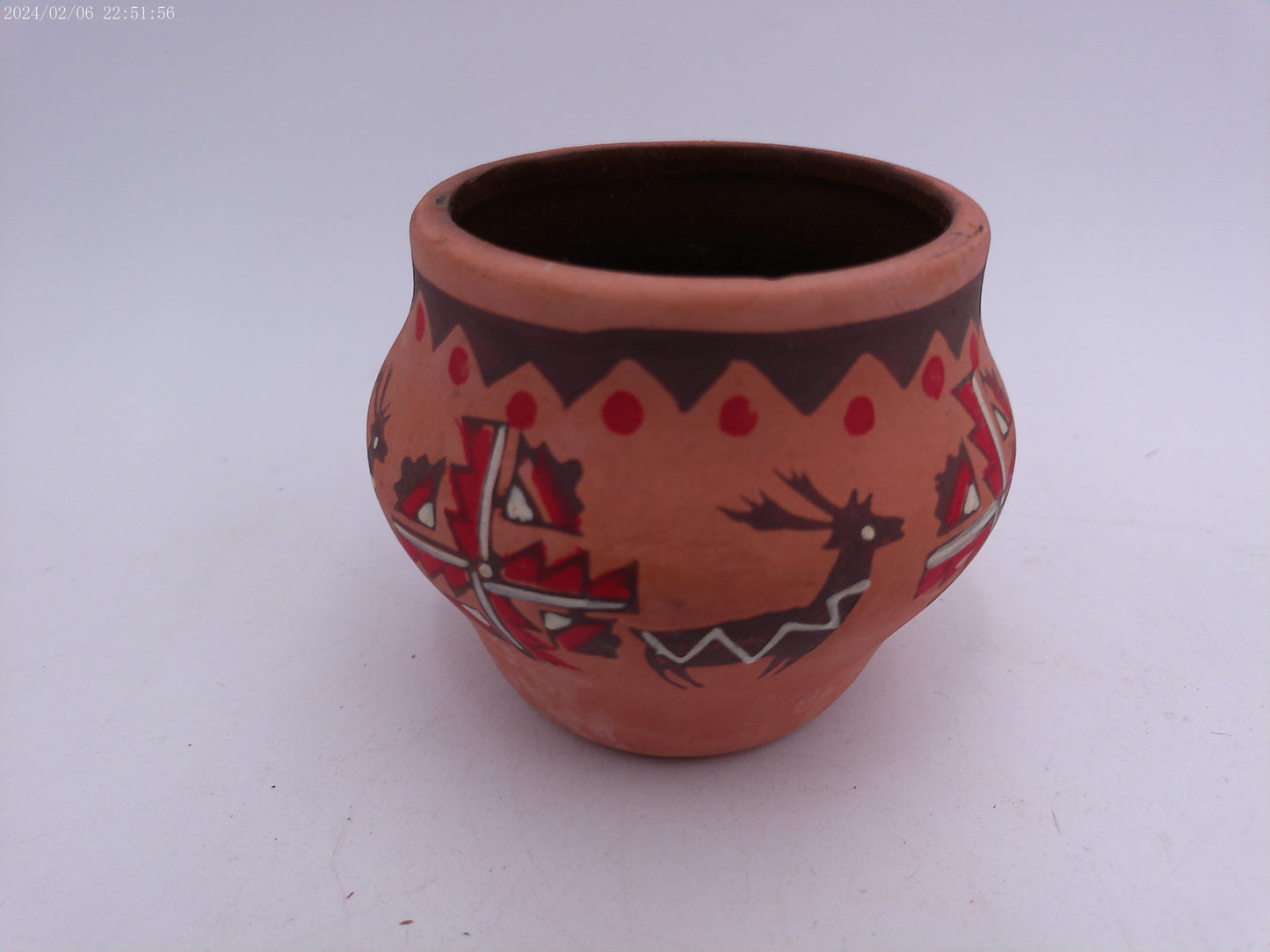 Vintage Native American Folk Art Pottery