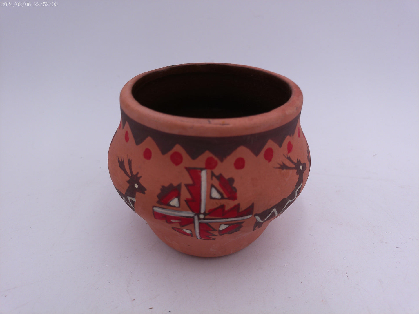 Vintage Native American Folk Art Pottery