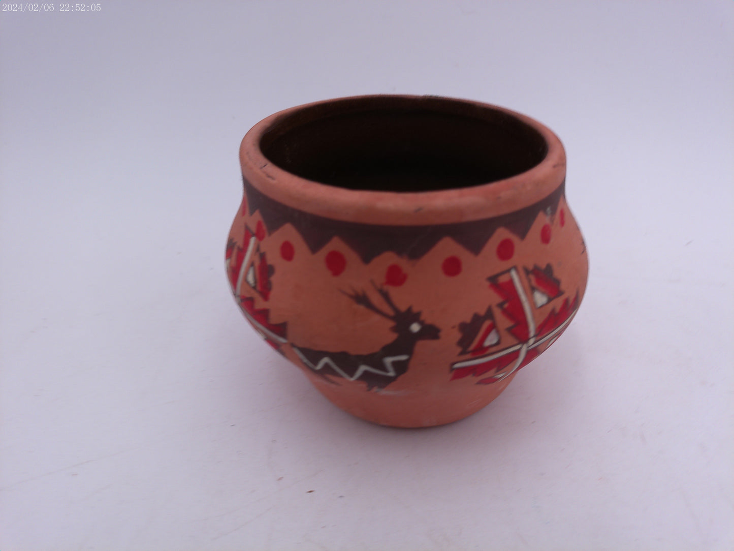 Vintage Native American Folk Art Pottery
