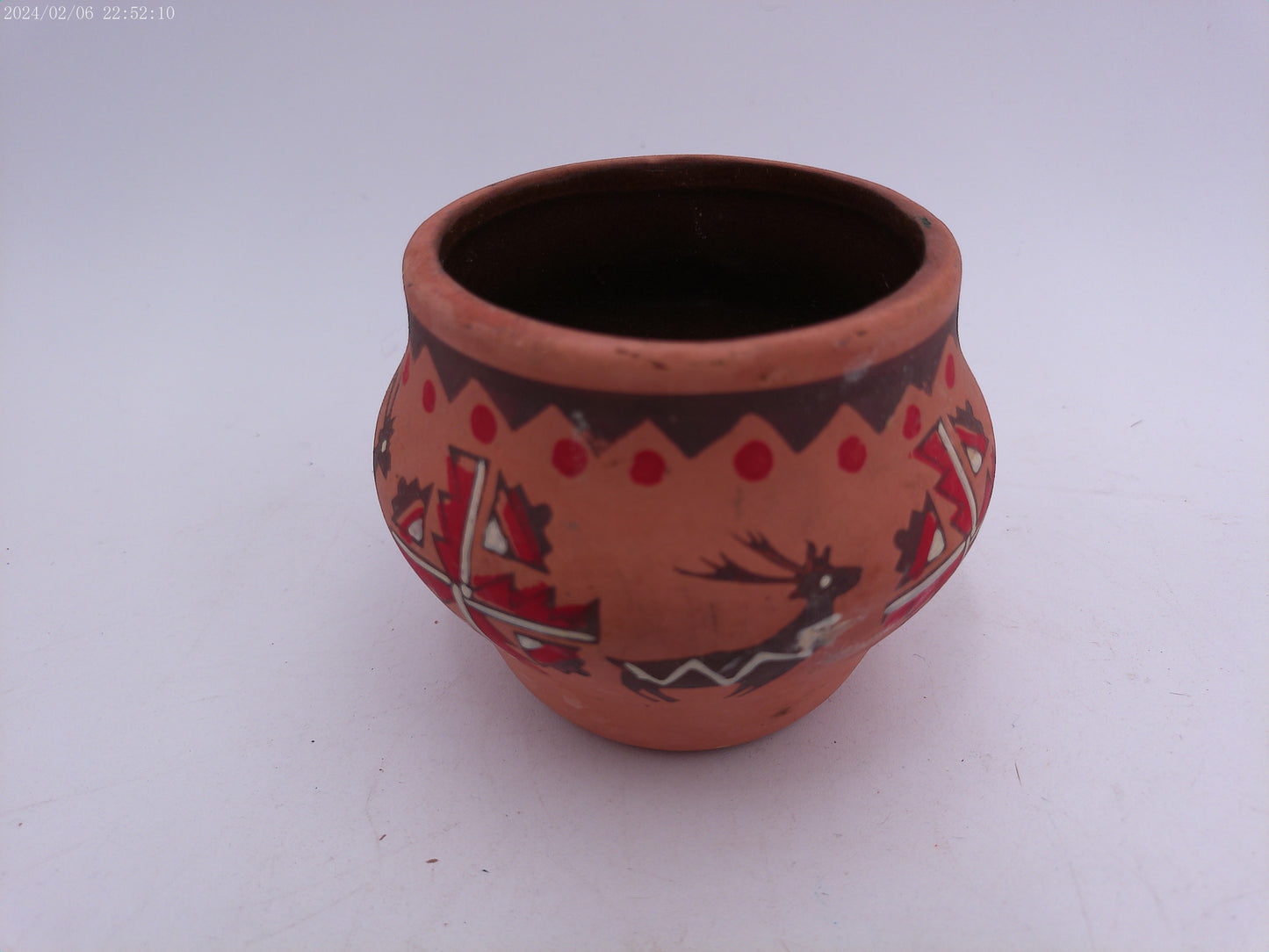 Vintage Native American Folk Art Pottery