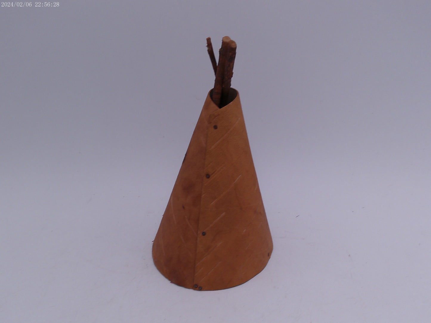 Vintage Indian Hand crafted Leather Miniature Teepee Tent