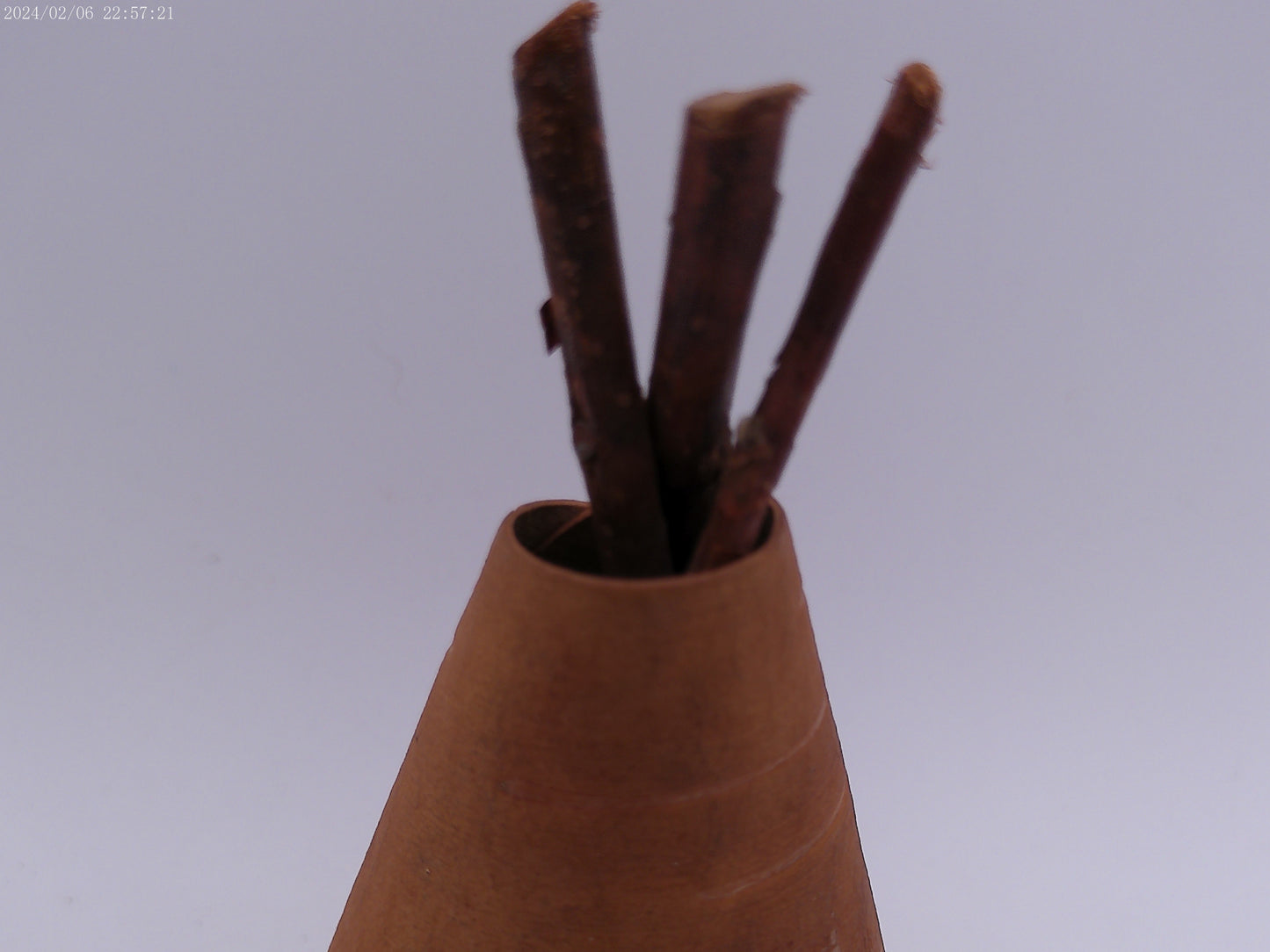 Vintage Indian Hand crafted Leather Miniature Teepee Tent