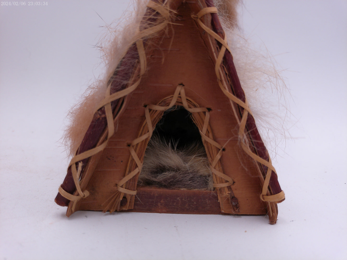 Sitting Indian Miniature Display With Tent