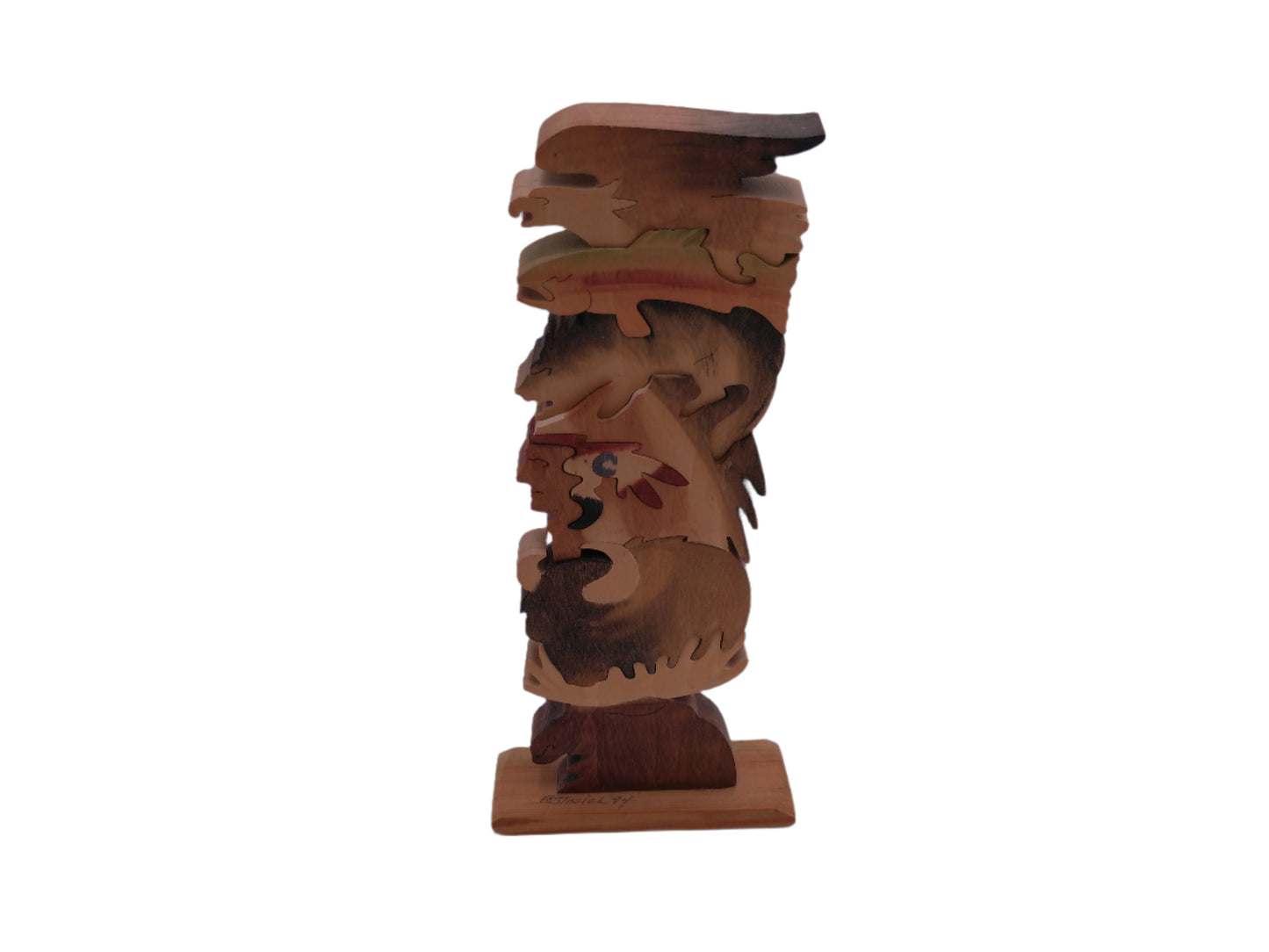 Indian Chief and Animal Wood Puzzle