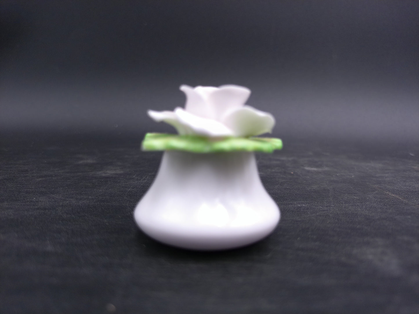 Kewpie Baby Doll Ceramic Salt Shaker And Flower Pepper Shaker