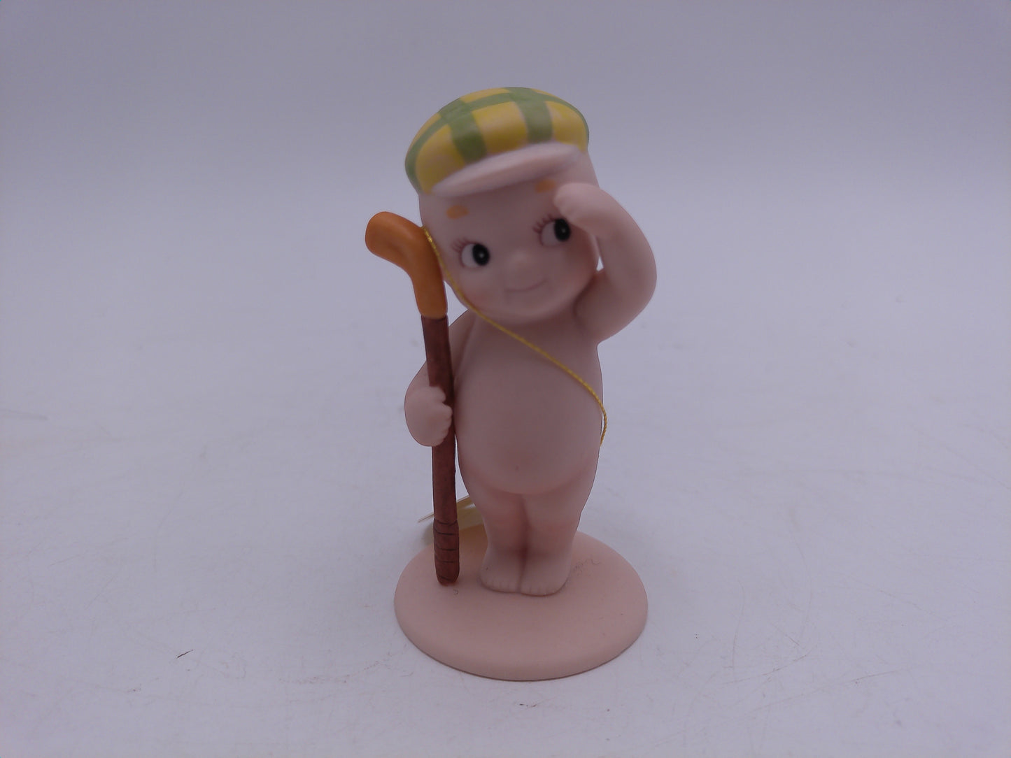 Kewpie Golfer and Unbrella with sign You Are My Sunshine