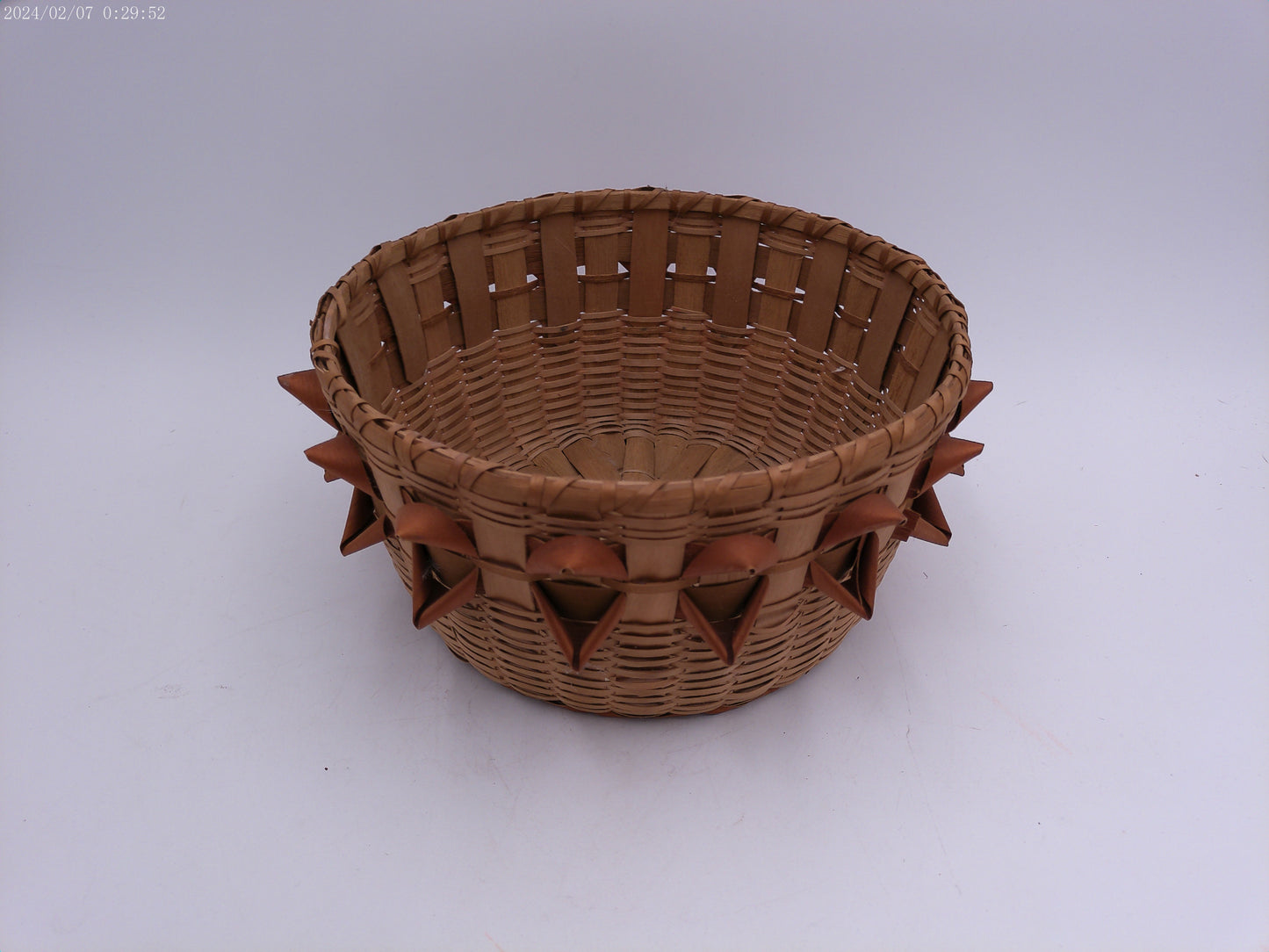 Antique Northern Atlantic Native American woven basket