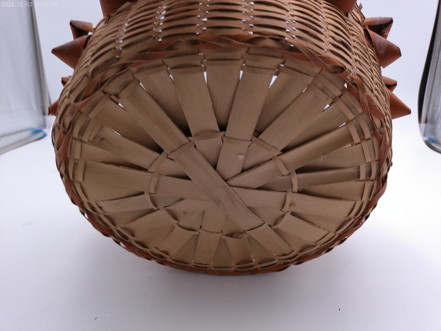 Antique Northern Atlantic Native American woven basket