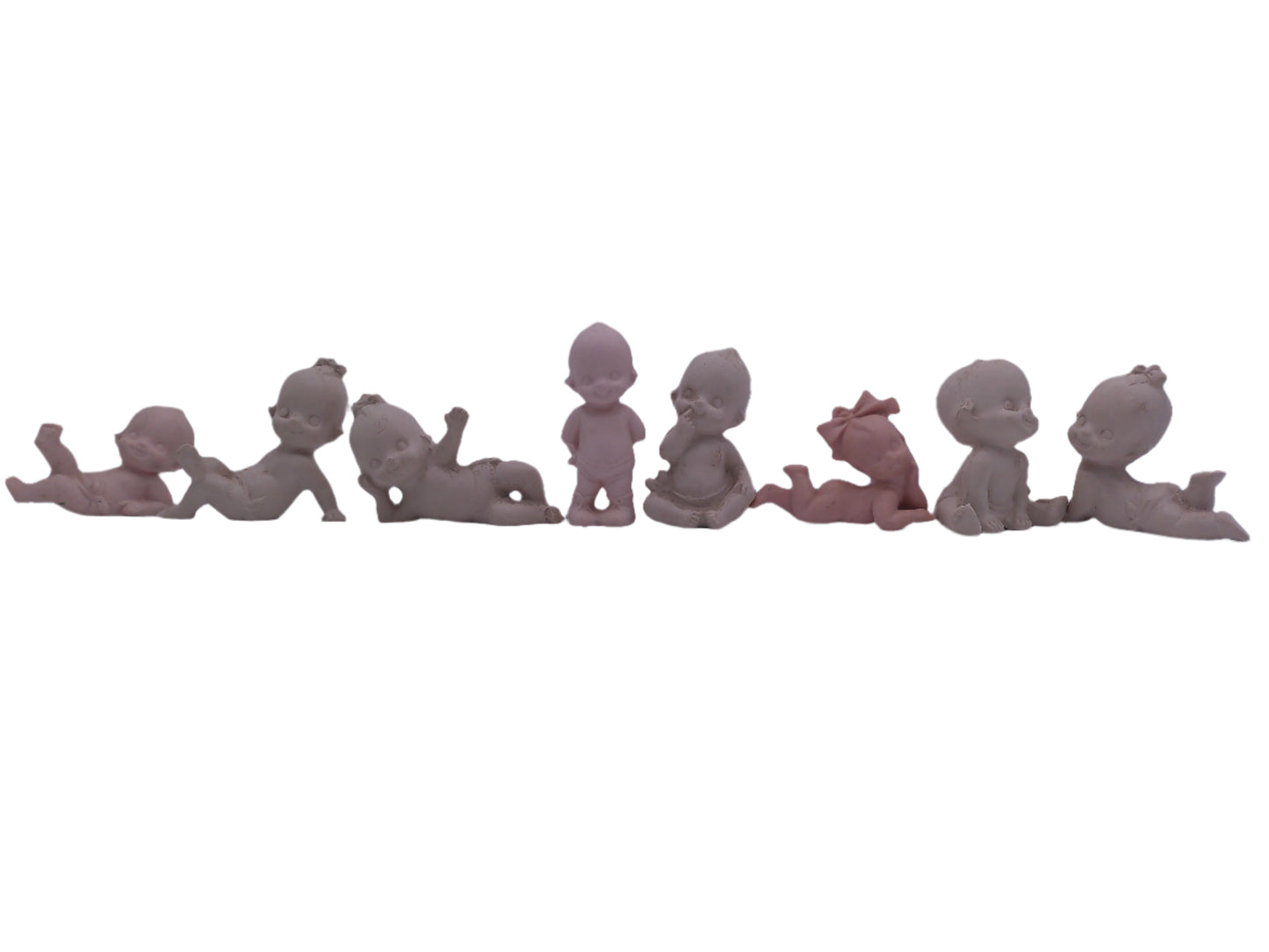 Kewpie baby doll figurines Lot of 8 Vintage rare