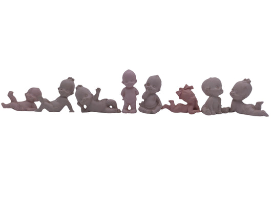 Kewpie baby doll figurines Lot of 8 Vintage rare