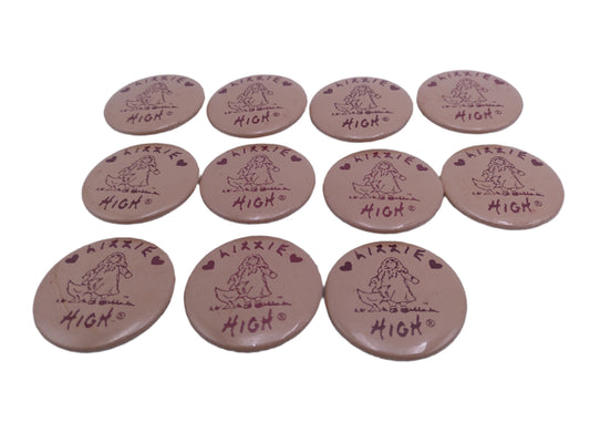 Lizzle High  Lot of 11 Buttons Pins vintage