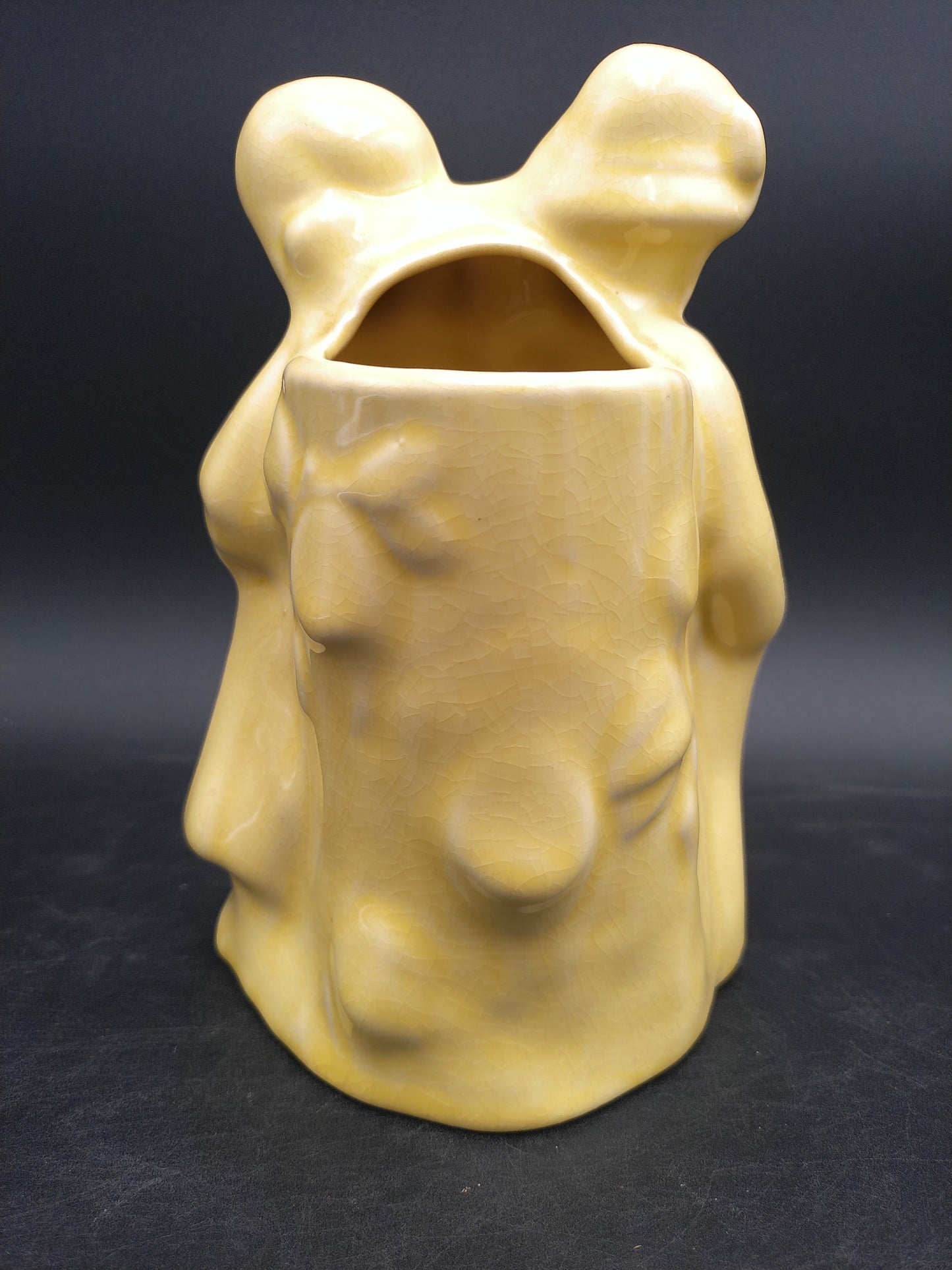 Cameron Pottery Vase Dutch Boy and Girl Planter