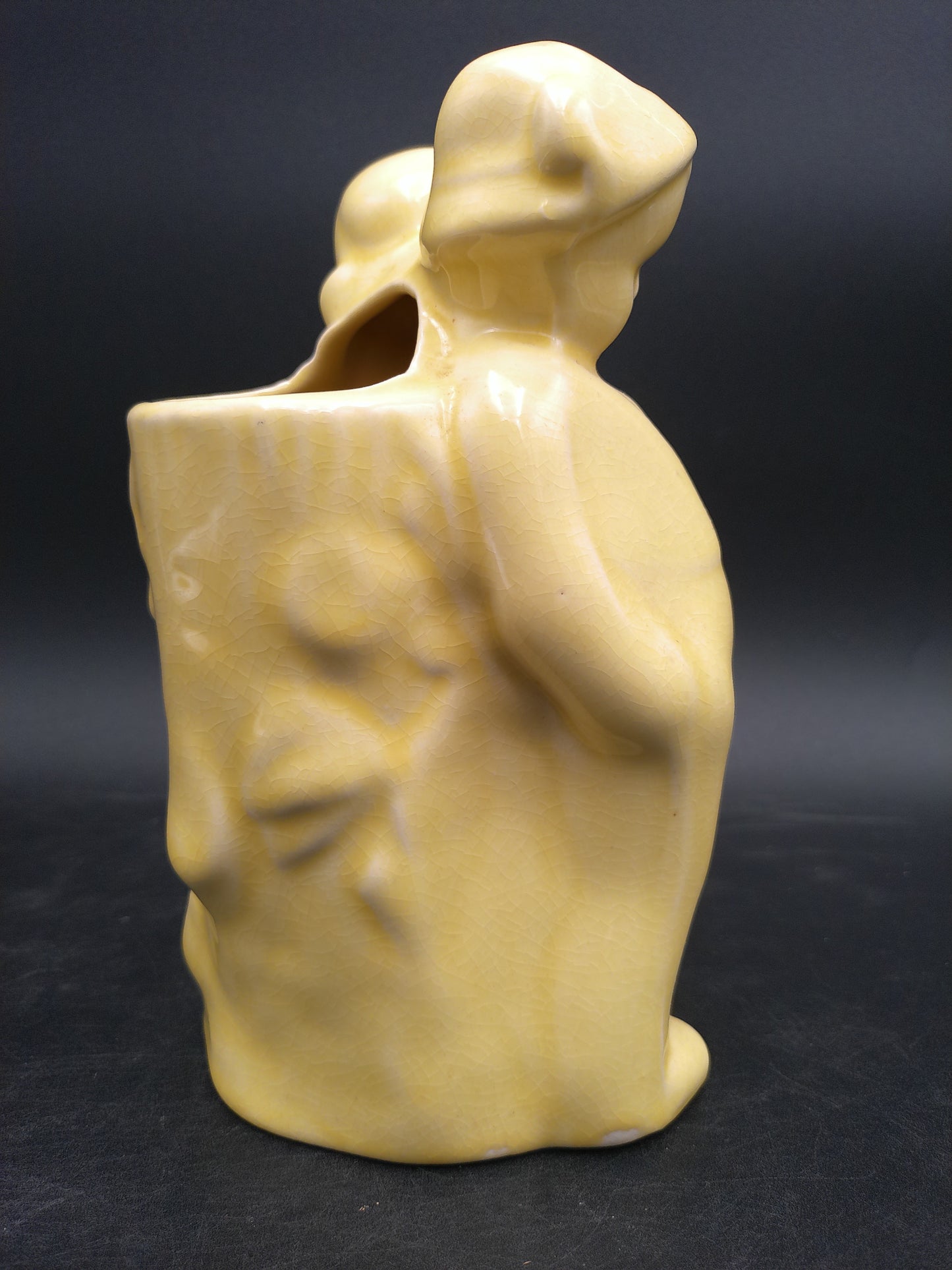 Cameron Pottery Vase Dutch Boy and Girl Planter