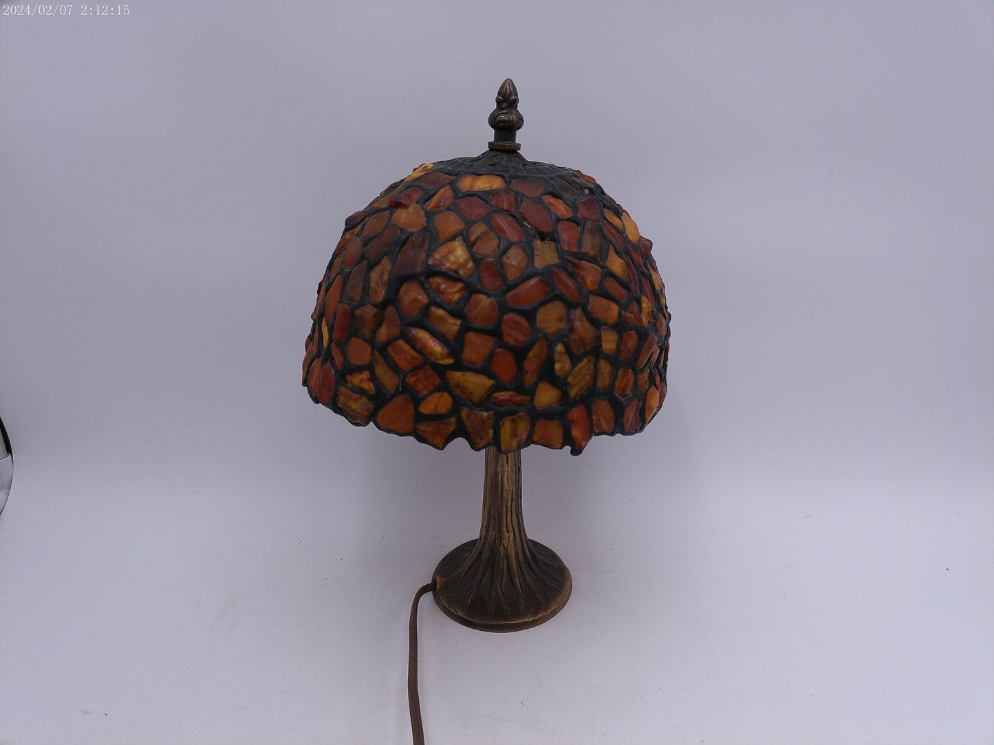 Amber Tiffany Small Lamp Stained glass