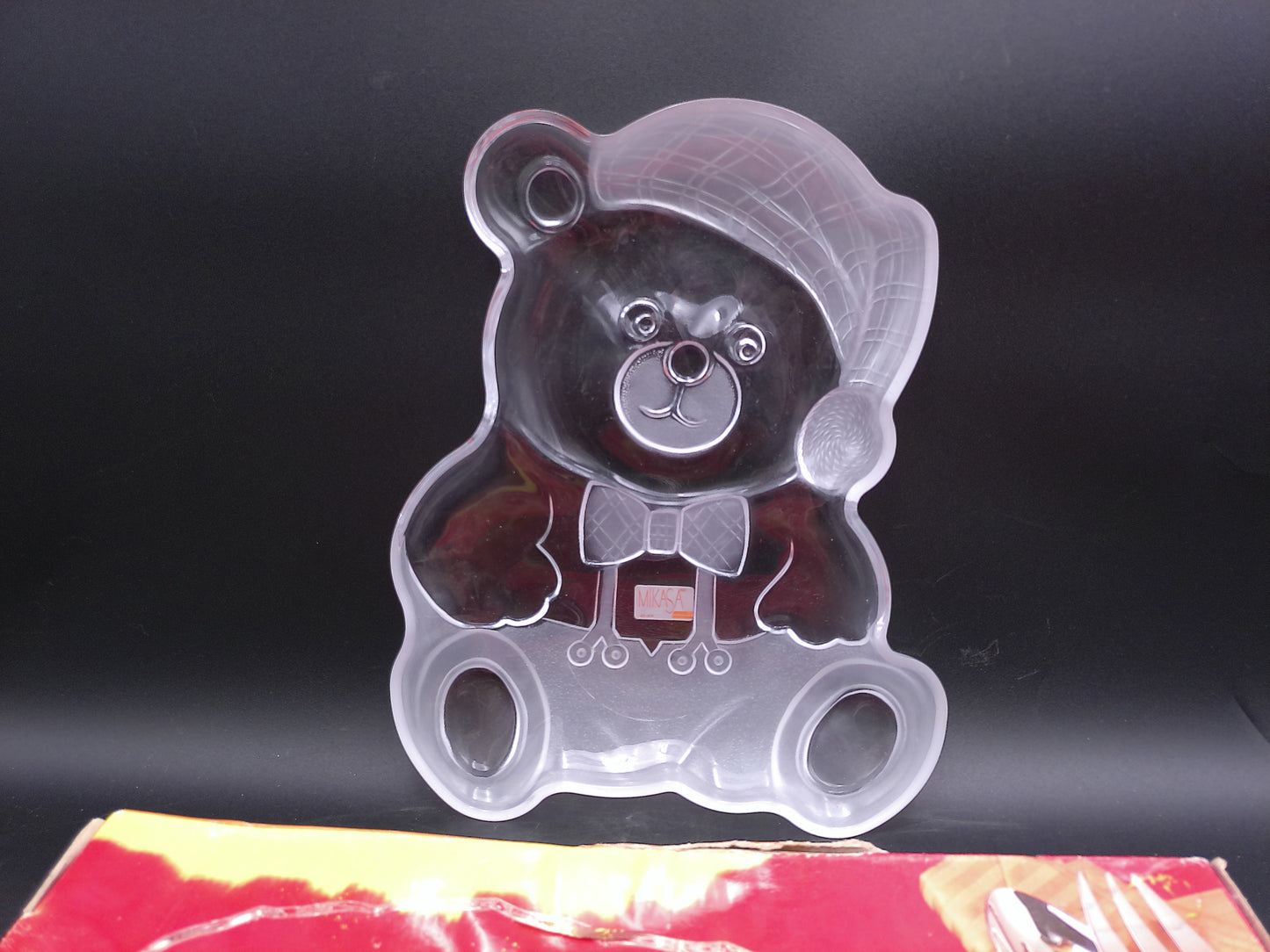 Mikasa Beautiful Bear and Snow flake Design Platters platter