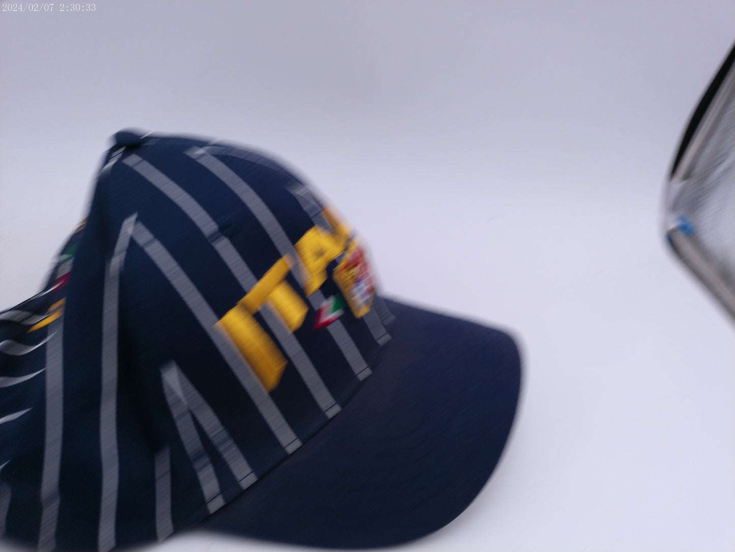 Italia Vintage Blue & White Baseball Cap football Italy adjustable