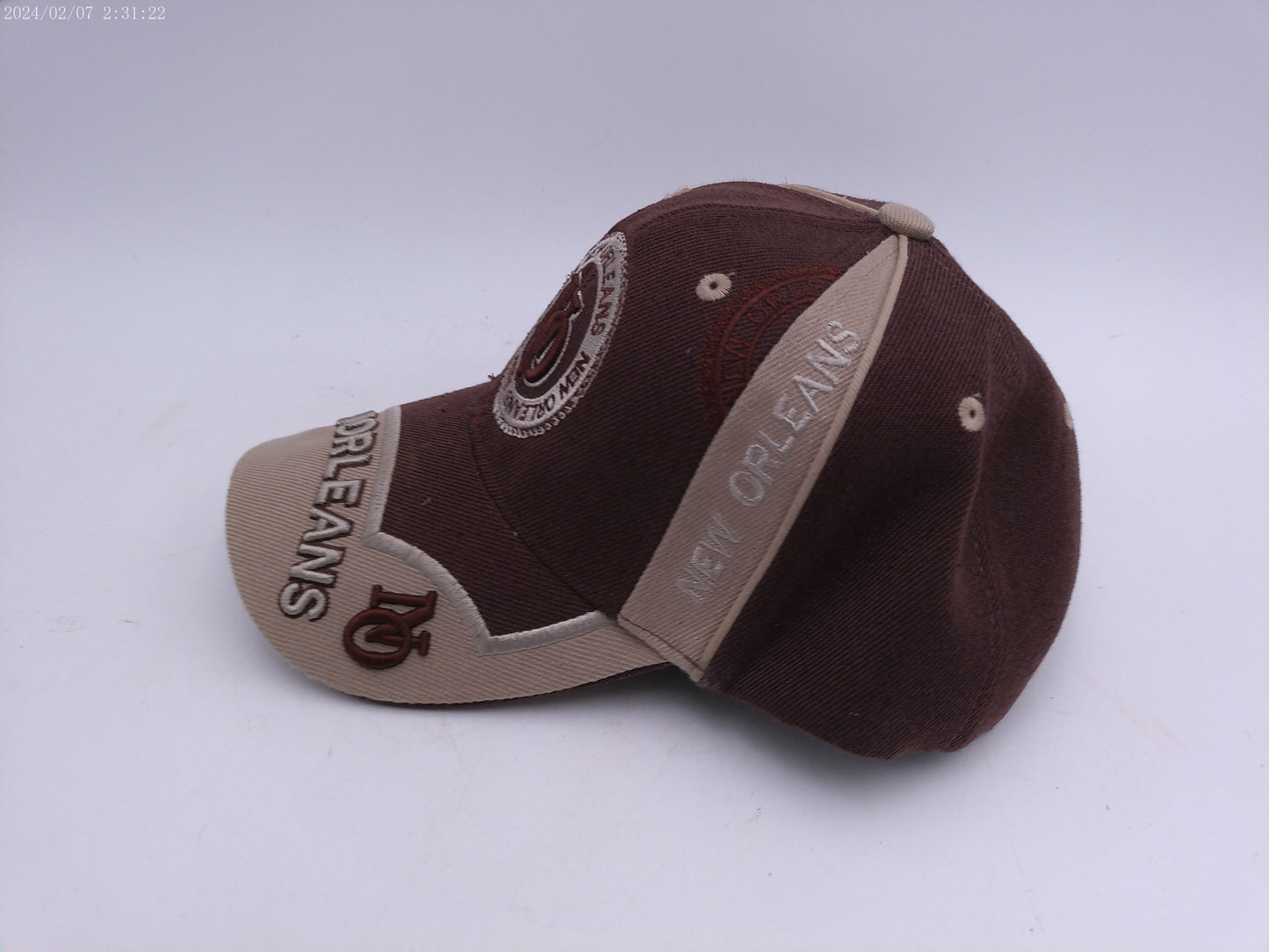 New Orleans City Hunter Hat brown  Color