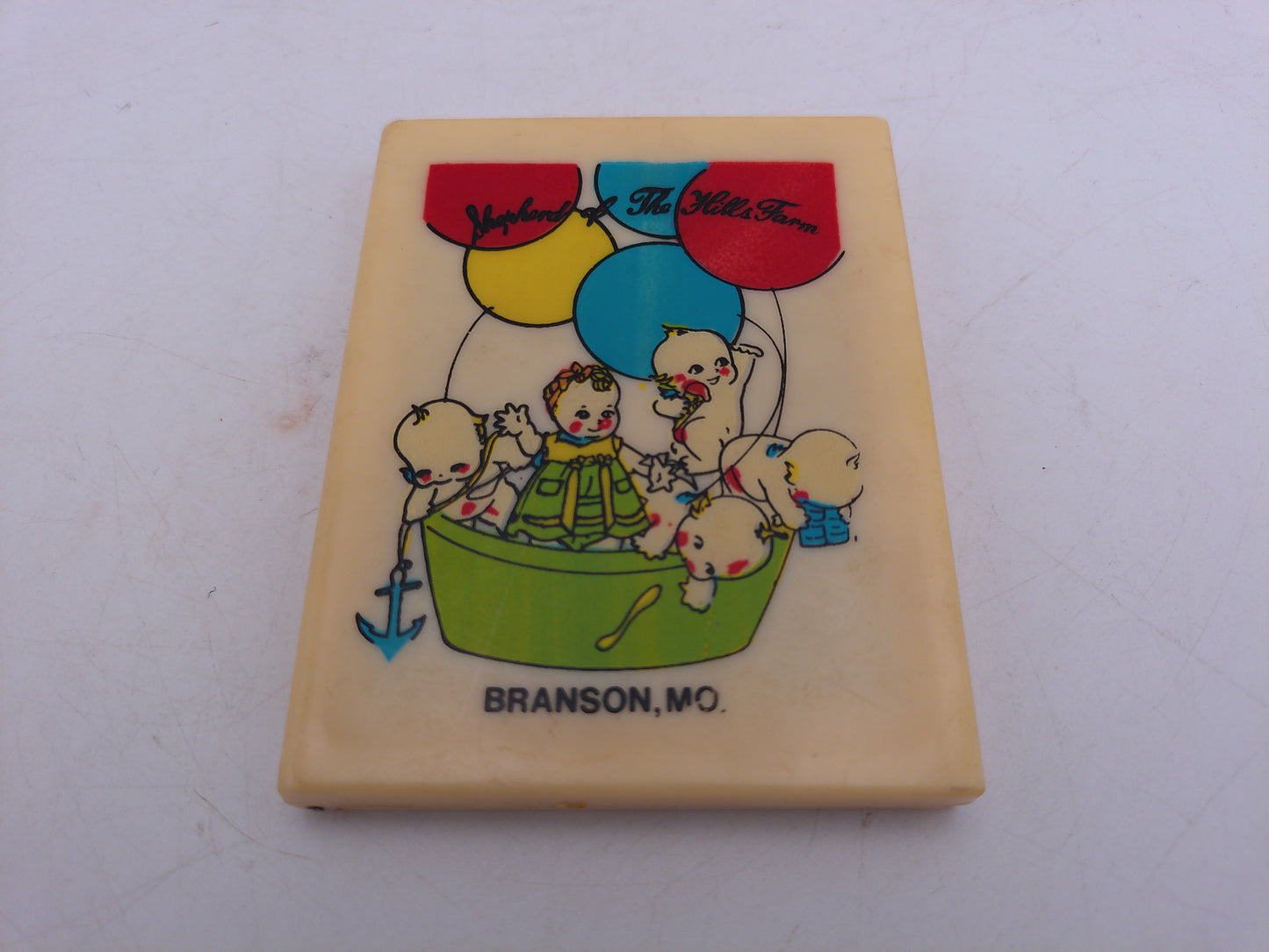 Kewpie lot of 4 items including mirrow bowl tissues