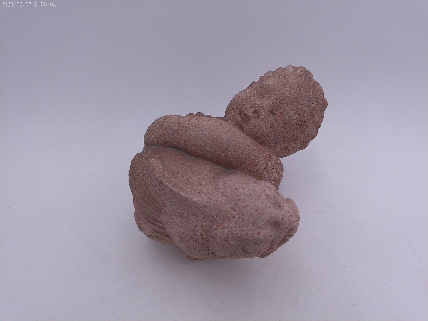 Just Andersen sandstone figurine  Boy and fish