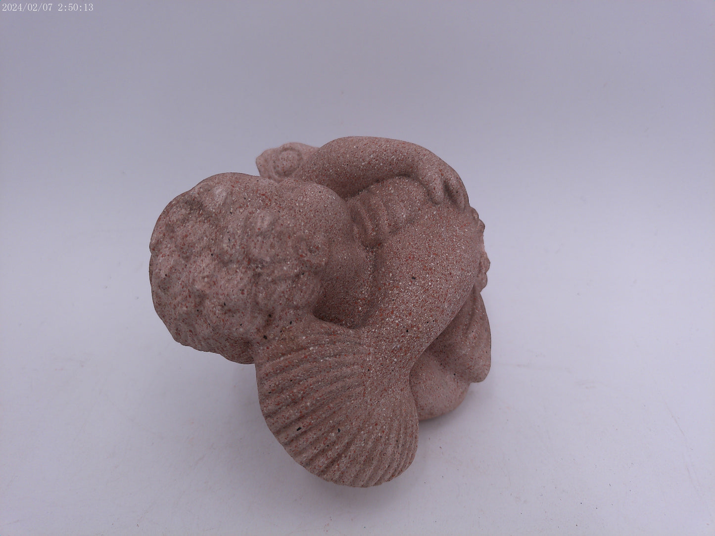 Just Andersen sandstone figurine  Boy and fish