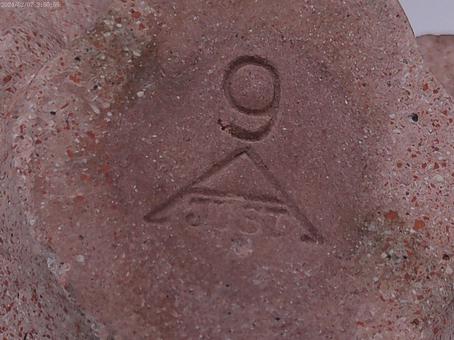 Just Andersen sandstone figurine  Boy and fish