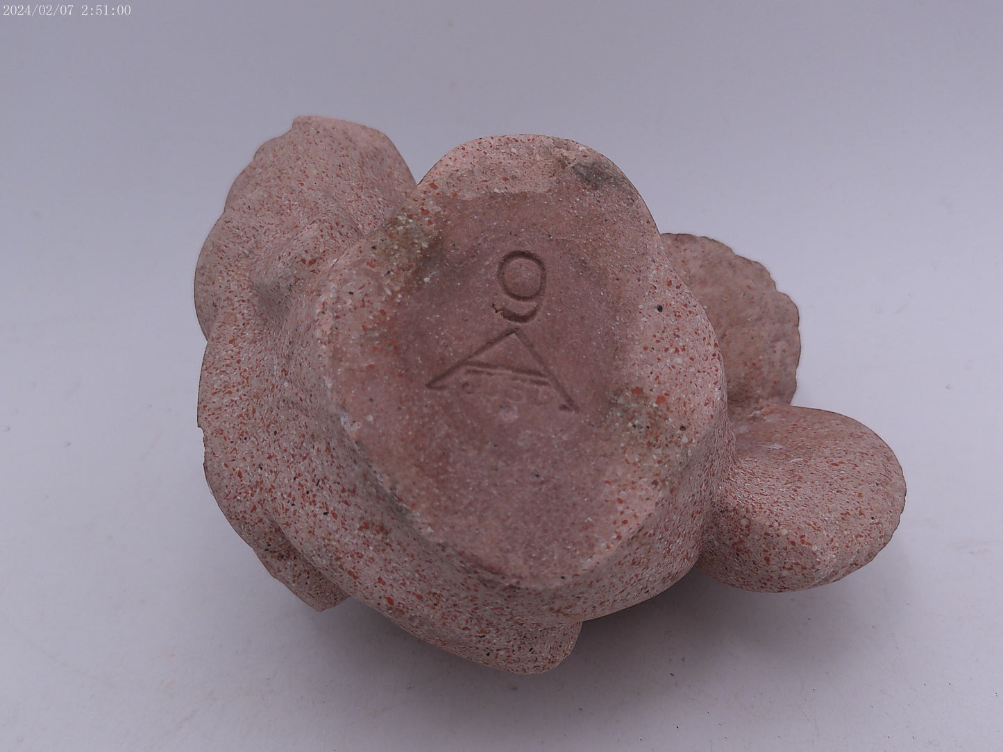 Just Andersen sandstone figurine  Boy and fish