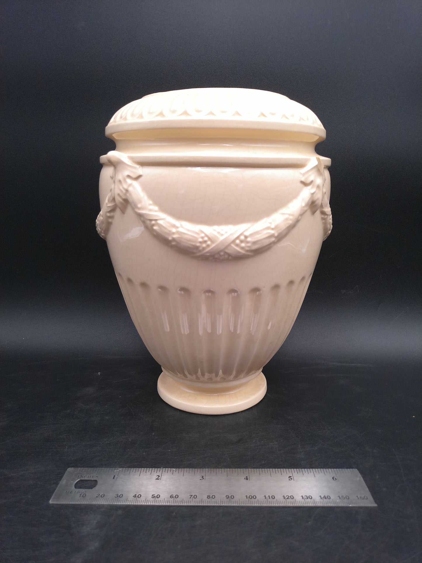 Beautiful Vase with Ribbon Rope Design Vintage