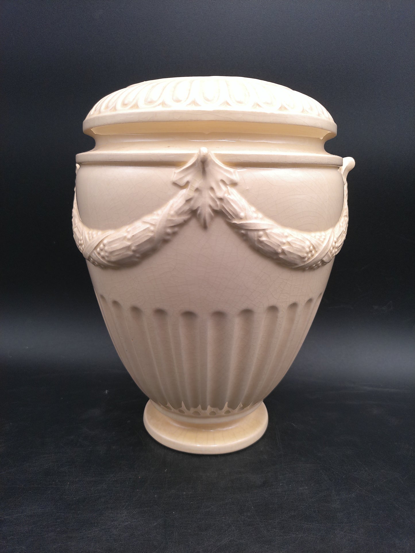 Beautiful Vase with Ribbon Rope Design Vintage