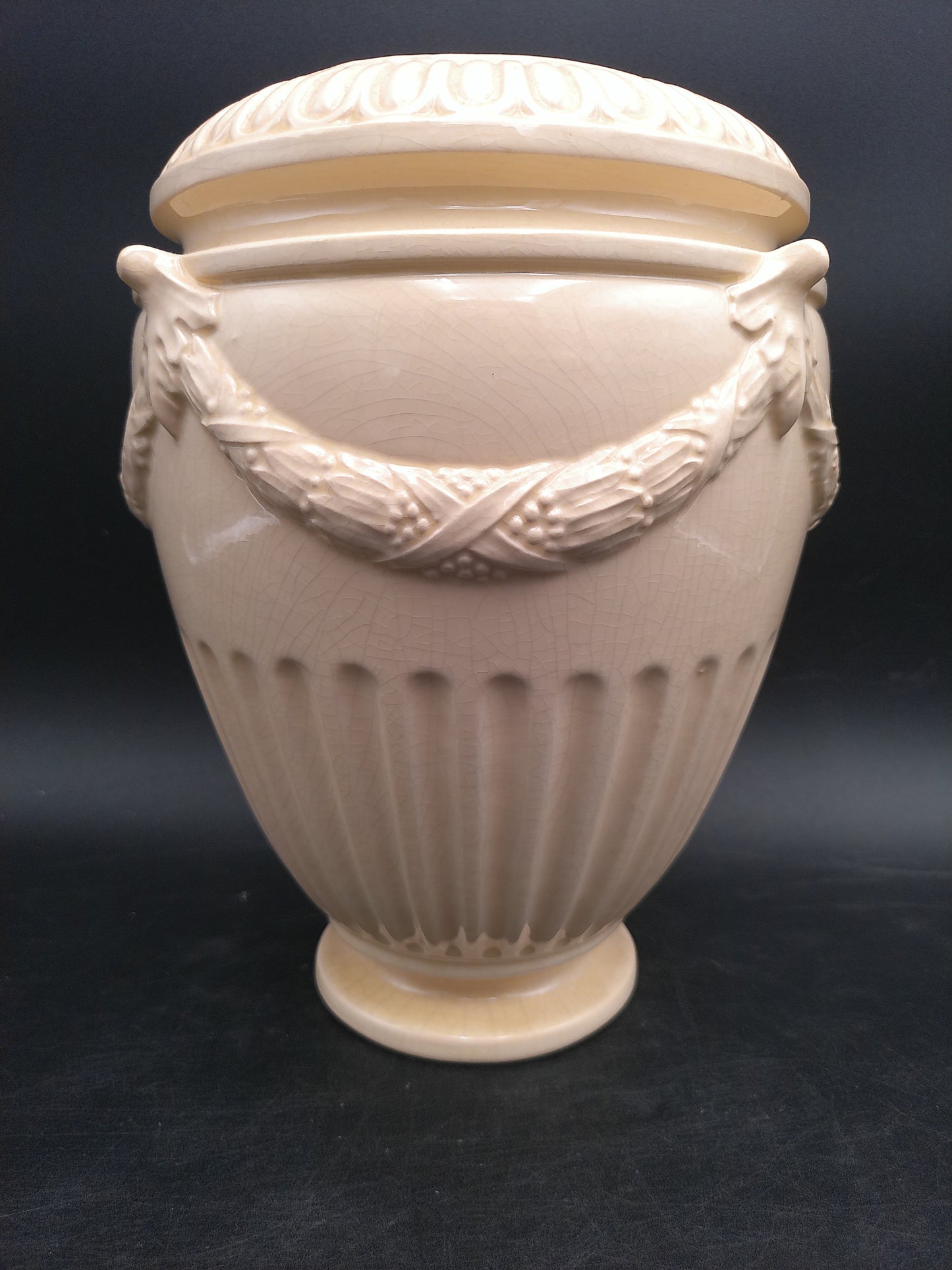 Beautiful Vase with Ribbon Rope Design Vintage