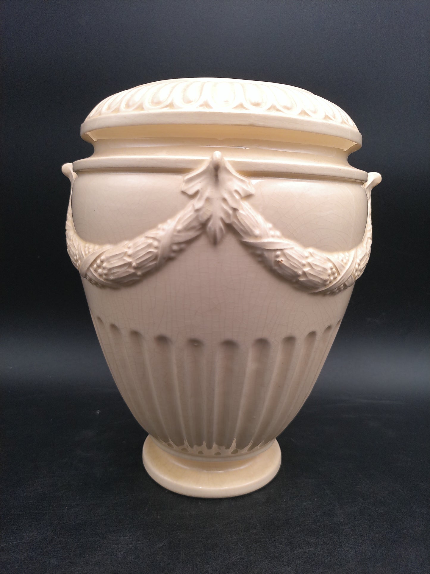 Beautiful Vase with Ribbon Rope Design Vintage