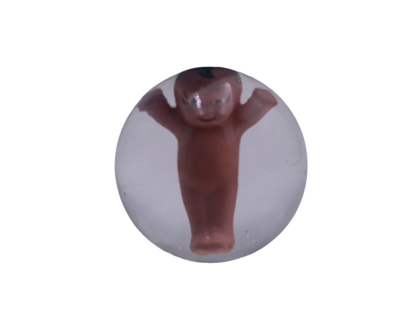 Kewpie in side acrylic Crystal Ball Round